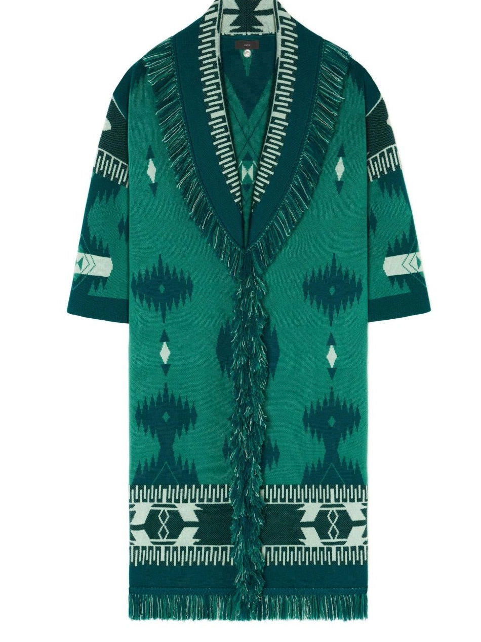 Affordable cardigan patterned-jacquard virgin-wool Women Alanui 0521